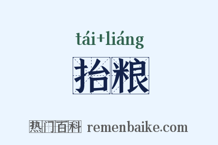 抬粮是什么意思的图片